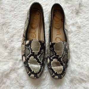 Sam Edelman Flats Size 7 1/2 Snake Print